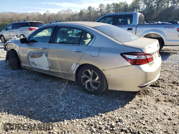 2017 Honda Accord Sedan LX with VIN 1HGCR2F39HA085508, listed as a Copart auction lot 88021855 with 126,059 mi miles and Salvage Title. Bid and sale history available at carsss.com. Image 2.