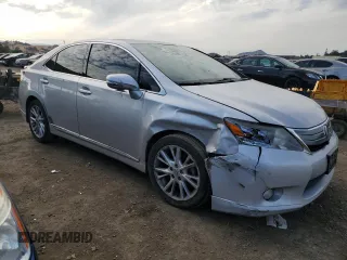 2010 Lexus HS 250h with VIN JTHBB1BA6A2031577, listed as a Copart auction lot 70838814 with 195,160 mi miles and Salvage Title. Bid and sale history available at carsss.com. Image 4.