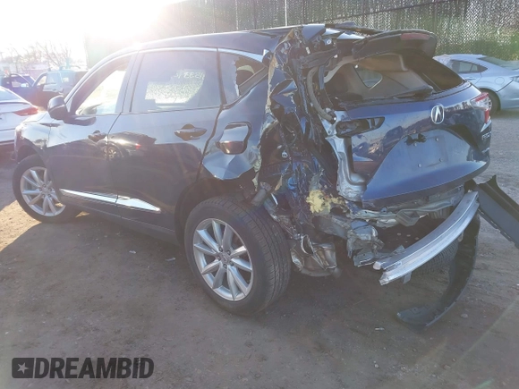2020 Acura RDX with VIN 5J8TC2H38LL015929, listed as a IAAI auction lot 41533402 with 50,450 mi miles and . Bid and sale history available at DreamBid. Image 3.