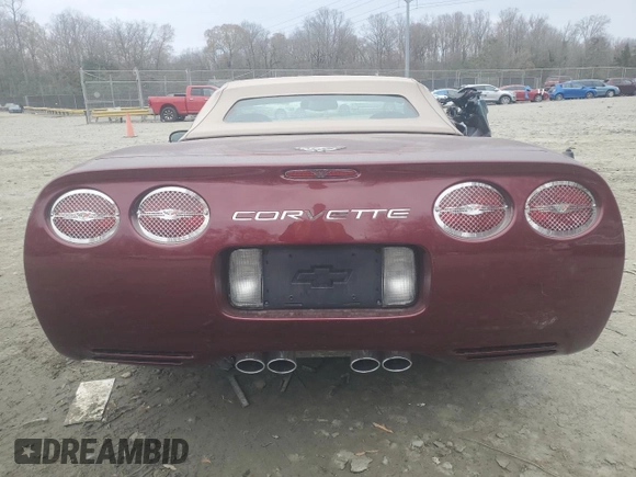 2003 Chevrolet Corvette with VIN 1G1YY32G535127480, listed as a Copart auction lot 83998584 with 0 mi miles and Salvage Title. Bid and sale history available at carsss.com. Image 6.