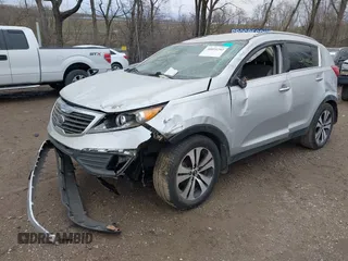2011 Kia Sportage EX with VIN KNDPC3A25B7051396, listed as a IAAI auction lot 38855292 with 263,407 mi miles and . Bid and sale history available at DreamBid. Image 6.