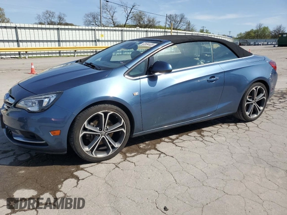 2016 Buick Cascada Premium with VIN W04WT3N55GG154500, listed as a Copart auction lot 52684405 with 103,019 mi miles and Salvage Title. Bid and sale history available at DreamBid. Image 1.