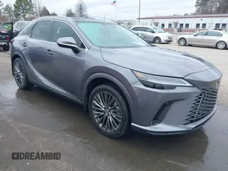 2023 Lexus RX with VIN 2T2BAMCA4PC017770, listed as a IAAI auction lot 41546843 with 31,501 mi miles. Bid and sale history available at carsss.com. Image 1.