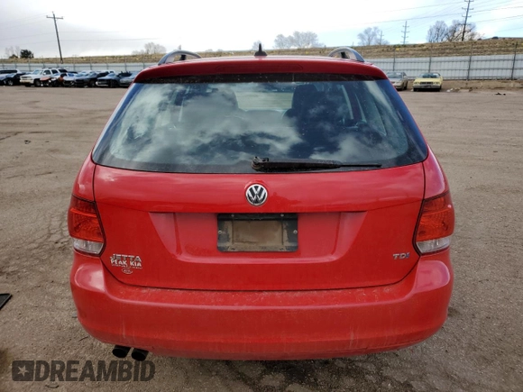 2012 Volkswagen Jetta SportWagen TDI w/Sunroof with VIN 3VWPL7AJ7CM689751, listed as a Copart auction lot 49967885 with 114,141 mi miles and Salvage Title. Bid and sale history available at carsss.com. Image 6.