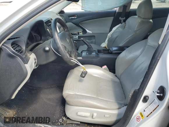 2006 Lexus IS 250 with VIN JTHBK262162014301, listed as a Copart auction lot 51656475 with 269,804 mi miles and Clean Title. Bid and sale history available at DreamBid. Image 7.