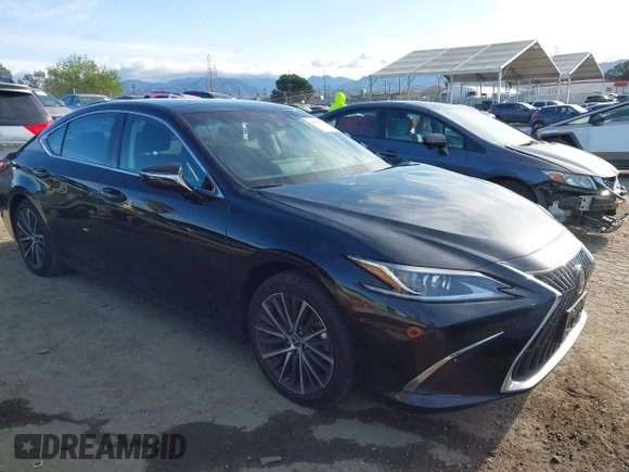 2024 Lexus ES with VIN 58ADZ1B10RU167407, listed as a IAAI auction lot 41936001 with 17,756 mi miles. Bid and sale history available at carsss.com. Image 1.
