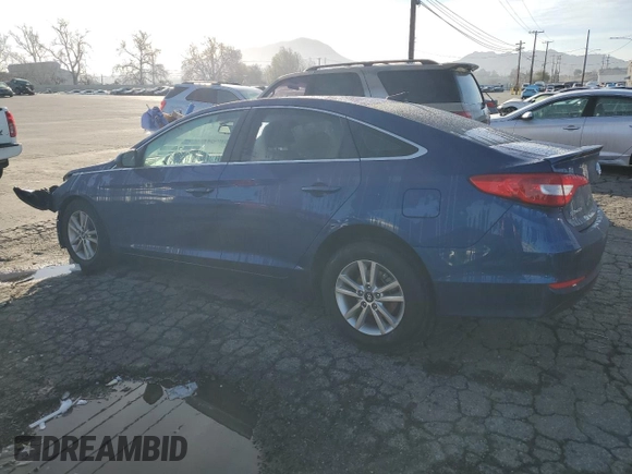 2017 Hyundai Sonata 2.4L with VIN 5NPE24AF8HH525798, listed as a Copart auction lot 45584345 with 101,905 mi miles and Salvage Title. Bid and sale history available at carsss.com. Image 2.