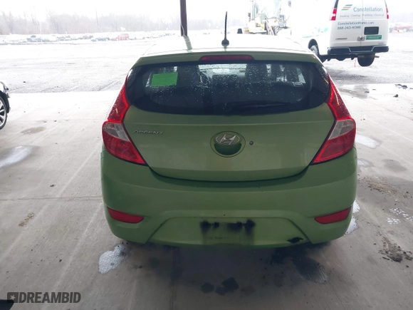 2014 Hyundai Accent GS with VIN KMHCT5AE6EU168619, listed as a IAAI auction lot 41856429 with 227,552 mi miles. Bid and sale history available at carsss.com. Image 16.