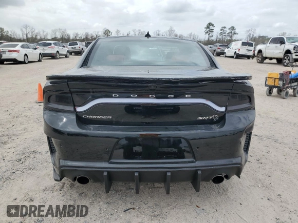 2023 Dodge Charger SRT Hellcat Widebody Jailbreak with VIN 2C3CDXL98PH553381, listed as a Copart auction lot 47238865 with 18,956 mi miles and Salvage Title. Bid and sale history available at carsss.com. Image 6.