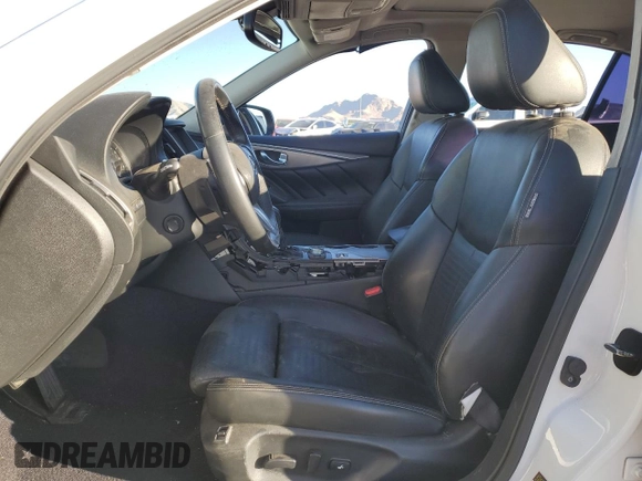 2020 Infiniti Q50 3.0t SPORT with VIN JN1EV7AP0LM203241, listed as a Copart auction lot 77873174 with 40,437 mi miles and Salvage Title. Bid and sale history available at carsss.com. Image 7.