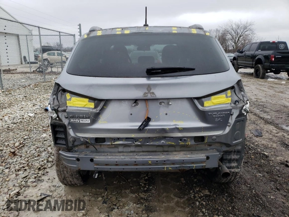2015 Mitsubishi Outlander Sport 2.4 GT with VIN 4A4AP4AW9FE032783, listed as a Copart auction lot 44136795 with 73,887 mi miles and Salvage Title. Bid and sale history available at carsss.com. Image 6.
