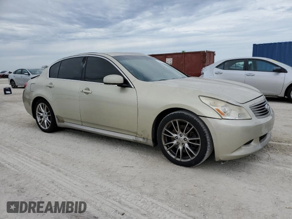 2007 Infiniti G35 Sport with VIN JNKBV61E57M703179, listed as a Copart auction lot 78223534 with 174,623 mi miles and Salvage Title. Bid and sale history available at DreamBid. Image 4.