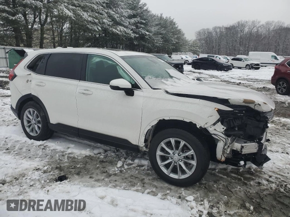 2025 Honda CR-V EX with VIN 2HKRS4H47SH436138, listed as a Copart auction lot 44911385 with Not Provided miles and Salvage Title. Bid and sale history available at DreamBid. Image 4.