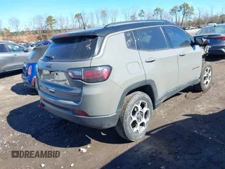 2022 Jeep Compass Trailhawk with VIN 3C4NJDDB4NT136213, listed as a IAAI auction lot 41689612 with 50,091 mi miles and . Bid and sale history available at DreamBid. Image 4.