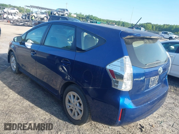 2013 Toyota Prius Two with VIN JTDZN3EU9D3271326, listed as a IAAI auction lot 42115506 with 185,846 mi miles and . Bid and sale history available at carsss.com. Image 3.