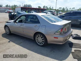 2003 Lexus IS 300 with VIN JTHBD192730074509, listed as a IAAI auction lot 42049035 with 296,596 mi miles. Bid and sale history available at carsss.com. Image 3.