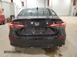 2025 Honda Civic Sport with VIN 2HGFE2F55SH512752, listed as a Copart auction lot 52079535 with 11,804 mi miles and Salvage Title. Bid and sale history available at carsss.com. Image 6.