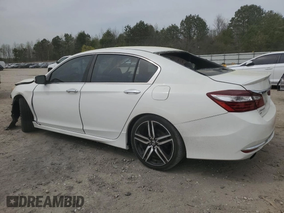 2016 Honda Accord Sport с VIN 1HGCR2F59GA022103, выставлен на аукционе Copart как лот 51843675 с пробегом 107 411 миль миль и Списание • Salvage title. История ставок и продаж доступна на DreamBid. Изображение 2.