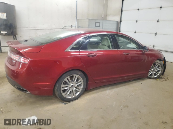 2015 Lincoln MKZ z VIN 3LN6L2J92FR624638, wystawiony jako Copart lot #57158245 z przebiegiem 150 045 mil mil oraz Szkoda całkowita • Salvage title. Historia ofert i sprzedaży dostępna na DreamBid. Obrazek 3.