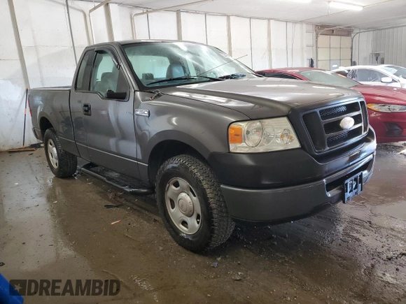 2006 Ford F-150 XL with VIN 1FTRF12276NB44392, listed as a Copart auction lot 55425455 with 80,144 mi miles and Salvage title. Bid and sale history available at DreamBid. Image 4.