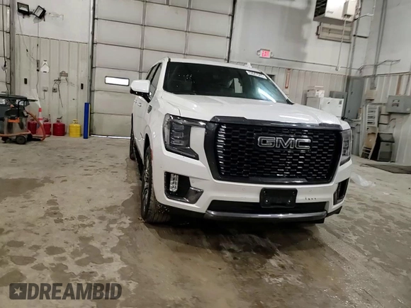 2023 GMC Yukon Denali Ultimate with VIN 1GKS2EKL0PR335633, listed as a Copart auction lot 43047945 with 0 mi miles and Salvage Title. Bid and sale history available at carsss.com. Image 12.
