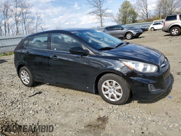 2014 Hyundai Accent GS with VIN KMHCT5AE0EU164873, listed as a Copart auction lot 52879035 with 127,174 mi miles and Clean Title. Bid and sale history available at carsss.com. Image 4.