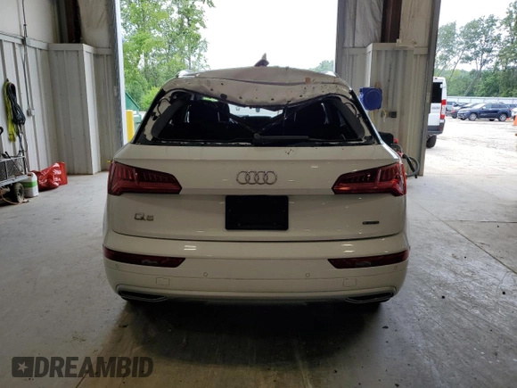 2019 Audi Q5 Premium Plus with VIN WA1BNAFY2K2037419, listed as a Copart auction lot 63625595 with 62,152 mi miles and Salvage title. Bid and sale history available at DreamBid. Image 6.