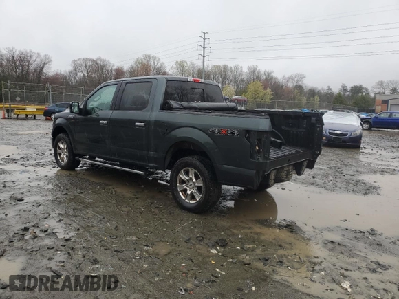 2015 Ford F-150 XLT with VIN 1FTEW1EF9FKD13777, listed as a Copart auction lot 47982534 with 165,364 mi miles and Salvage title. Bid and sale history available at DreamBid. Image 2.