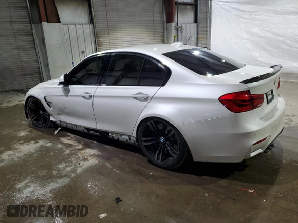 2016 BMW M3 with VIN WBS8M9C5XG5D30188, listed as a Copart auction lot 40713024 with 93,094 mi miles. Bid and sale history available at carsss.com. Image 2.
