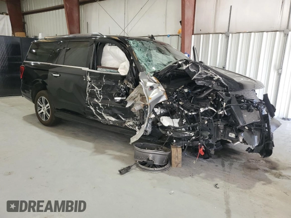 2024 Ford Expedition Max Limited with VIN 1FMJK1K8XREA62346, listed as a Copart auction lot 48613675 with Not provided miles and Salvage title. Bid and sale history available at DreamBid. Image 4.