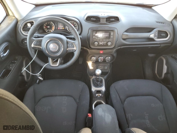 2017 Jeep Renegade Sport with VIN ZACCJAAH6HPF12808, listed as a Copart auction lot 77954704 with 80,509 mi miles and Salvage Title. Bid and sale history available at carsss.com. Image 8.