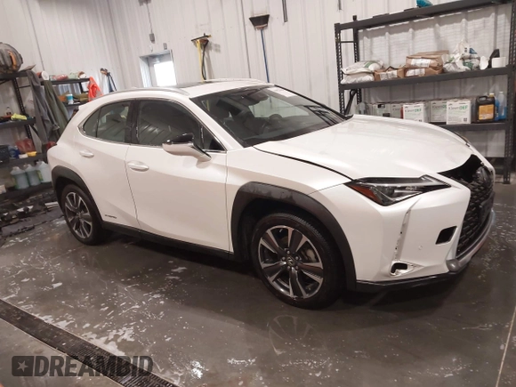 2020 Lexus UX 250h with VIN JTHP9JBH2L2025812, listed as a IAAI auction lot 41823664 with 62,112 mi miles and . Bid and sale history available at DreamBid. Image 1.