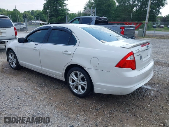 2012 Ford Fusion SE with VIN 3FAHP0HA8CR242542, listed as a IAAI auction lot 42419727 with 157,572 mi miles and . Bid and sale history available at DreamBid. Image 3.