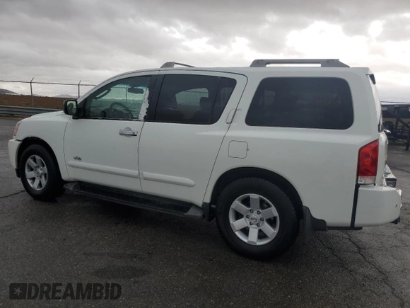 2006 Nissan Armada LE с VIN 5N1AA08A56N717127, выставлен на аукционе Copart как лот 44854175 с пробегом 130 852 миль миль и Списание • Salvage title. История ставок и продаж доступна на DreamBid. Изображение 2.