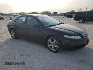 2006 Acura TL with VIN 19UUA66256A076019, listed as a Copart auction lot 53662455 with 208,780 mi miles and Salvage Title. Bid and sale history available at carsss.com. Image 4.
