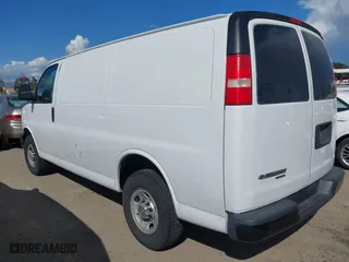 2013 Chevrolet Express Cargo Van with VIN 1GCWGFCA3D1179471, listed as a IAAI auction lot 38977519 with 113,094 mi miles. Bid and sale history available at carsss.com. Image 3.