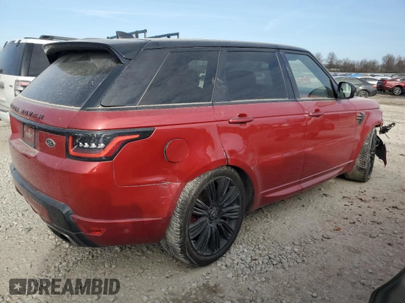 2019 Land Rover Range Rover Sport HSE Dynamic with VIN SALWV2SV0KA418094, listed as a Copart auction lot 83064844 with 111,579 mi miles and Salvage Title. Bid and sale history available at carsss.com. Image 3.
