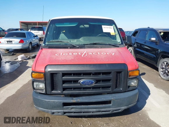 2010 Ford Econoline Cargo Commercial with VIN 1FTNE2EW0ADA04821, listed as a IAAI auction lot 41707886 with 162,929 mi miles and . Bid and sale history available at DreamBid. Image 13.