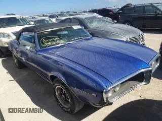 1968 Pontiac Firebird z VIN 223678U118793, wystawiony jako Copart lot #76205674 z przebiegiem 82 021 mil mil oraz Szkoda całkowita • Salvage title. Historia ofert i sprzedaży dostępna na DreamBid. Obrazek 4.