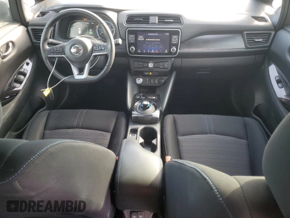 2022 Nissan LEAF SV Plus with VIN 1N4BZ1CV1NC563579, listed as a Copart auction lot 80015834 with 41,751 mi miles and Salvage Title. Bid and sale history available at DreamBid. Image 8.