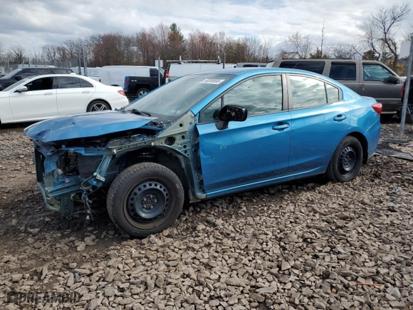 2018 Subaru Impreza with VIN 4S3GKAA61J3605341, listed as a Copart auction lot 50309695 with 0 mi miles and Salvage Title. Bid and sale history available at carsss.com. Image 1.
