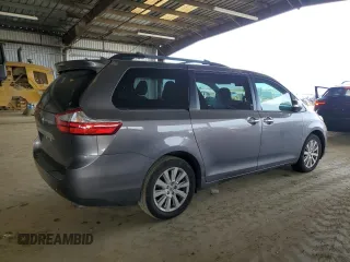 2015 Toyota Sienna Ltd with VIN 5TDDK3DC7FS127013, listed as a Copart auction lot 48323475 with 54,539 mi miles and Salvage Title. Bid and sale history available at carsss.com. Image 3.
