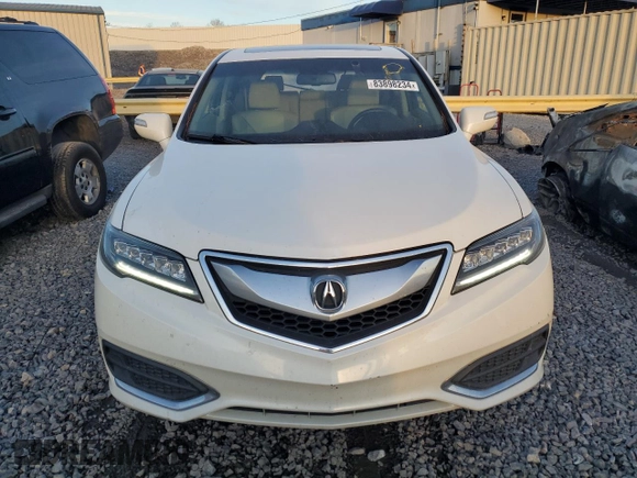 2017 Acura RDX with VIN 5J8TB4H39HL008607, listed as a Copart auction lot 83898234 with 116,685 mi miles and Salvage Title. Bid and sale history available at carsss.com. Image 5.