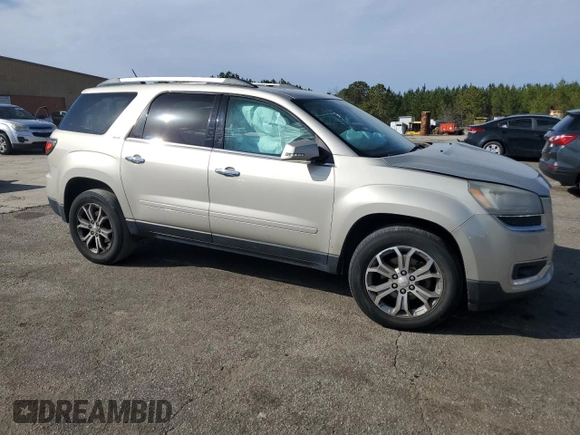 2014 GMC Acadia SLT with VIN 1GKKRRKDXEJ307989, listed as a Copart auction lot 48233425 with 181,026 mi miles and Salvage Title. Bid and sale history available at carsss.com. Image 4.