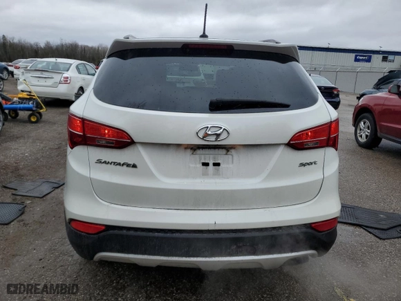 2016 Hyundai Santa Fe Sport with VIN 5XYZT3LB3GG368707, listed as a Copart auction lot 50479955 with 120,019 mi miles and Salvage Title. Bid and sale history available at carsss.com. Image 6.