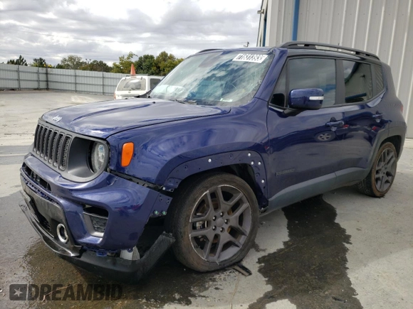 2020 Jeep Renegade Altitude with VIN ZACNJAB11LPK98178, listed as a Copart auction lot 71631393 with 61,704 mi miles and . Bid and sale history available at DreamBid. Image 1.
