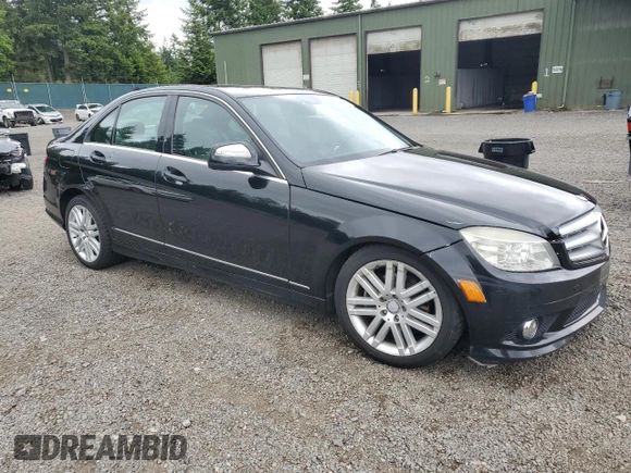 2008 Mercedes-Benz C 300 Sport with VIN WDDGF54X98R034209, listed as a Copart auction lot 59236495 with 110,626 mi miles and Salvage title. Bid and sale history available at DreamBid. Image 4.