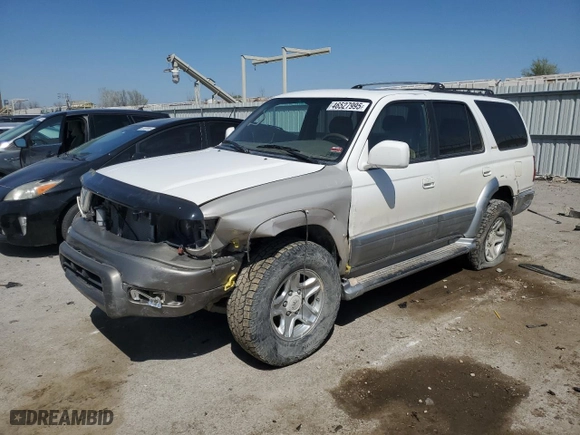 2000 Toyota 4Runner Limited with VIN JT3HN87R1Y0276159, listed as a Copart auction lot 46527995 with 325,867 mi miles and Salvage Title. Bid and sale history available at carsss.com. Image 1.