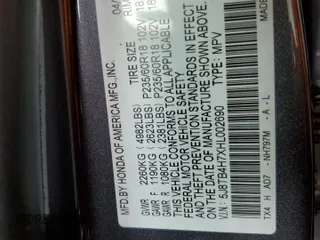 2017 Acura RDX Advance z VIN 5J8TB4H7XHL002690, wystawiony jako Copart lot #58479915 z przebiegiem 63 848 mil mil oraz Szkoda całkowita • Salvage title. Historia ofert i sprzedaży dostępna na DreamBid. Obrazek 13.