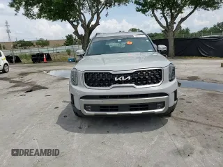 2023 Kia Telluride SX Prestige X-Pro z VIN 5XYP5DGC6PG386905, wystawiony jako Copart lot #55632725 z przebiegiem 35 982 mil mil oraz Nie do naprawy • Non repairable. Historia ofert i sprzedaży dostępna na DreamBid. Obrazek 14.